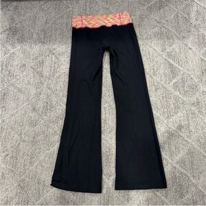 Lululemon Groove Pants Flare Multicolor Waistband Luon 6